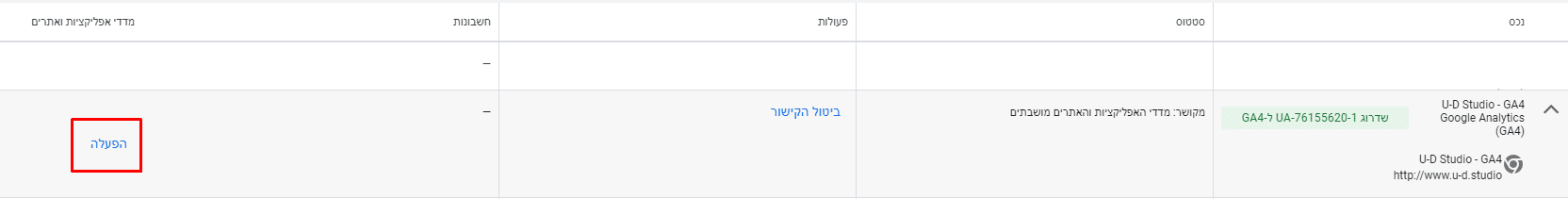 חיבור גוגל אדס לגוגל אנליטיקס 4
